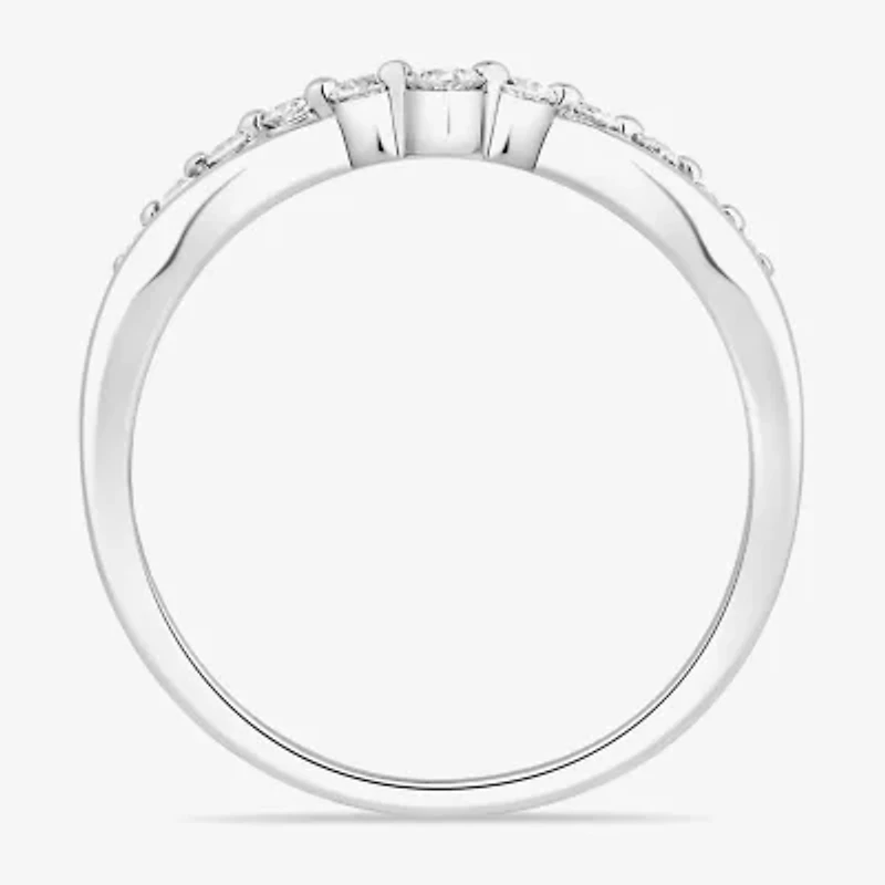 1/4 CT.T.W. Natural Diamond 10K Gold Wedding Band