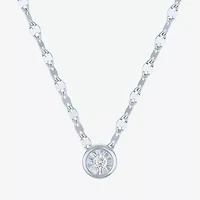 YES, PLEASE! 2-pc.Lab-Grown (G-H / I1-I2) Diamond Accent Necklace Set Sterling Silver