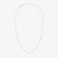 Diamond Addiction (G-H / Si2-I1) Womens 1/10 CT. T.W. Lab Grown White Sterling Silver 18 Inch Pendant Necklace