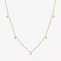 Diamond Addiction (G-H / Si2-I1) Womens 1/10 CT. T.W. Lab Grown White Sterling Silver 18 Inch Pendant Necklace