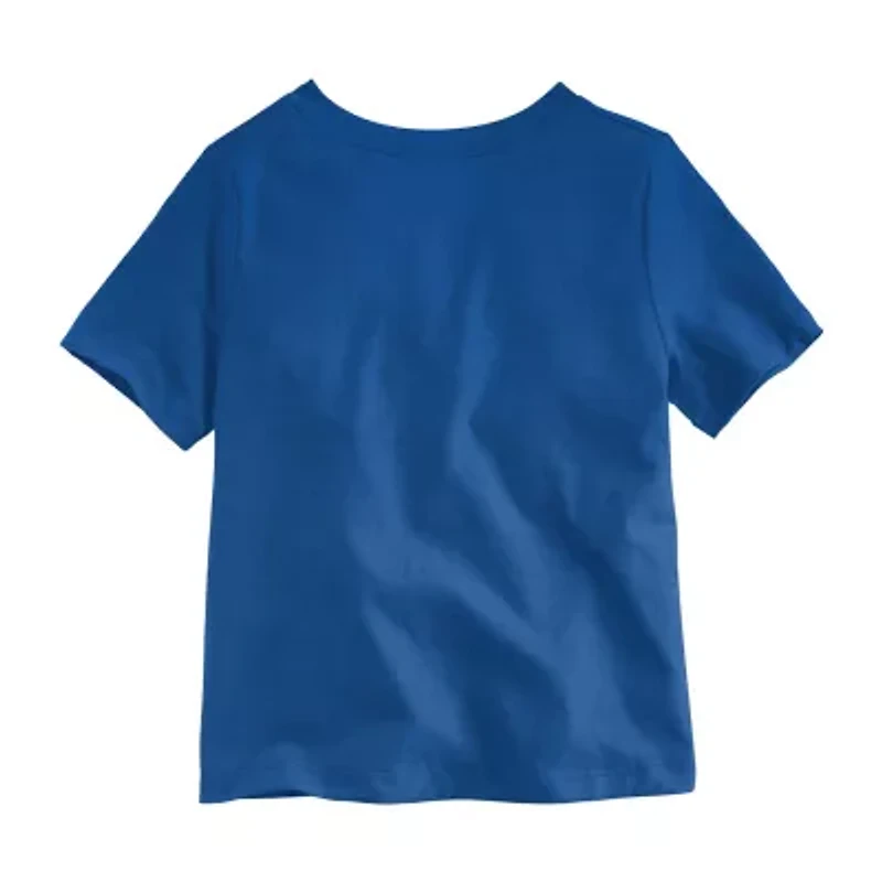 Little Boys Crew Neck Short Sleeve Regular Fit Super Mario Graphic T-Shirt