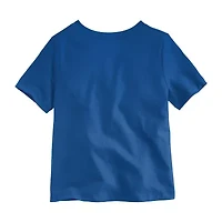 Little Boys Crew Neck Short Sleeve Regular Fit Super Mario Graphic T-Shirt