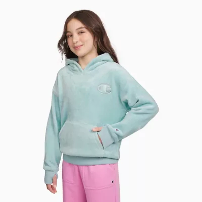 Champion Big Kid Girls Long Sleeve Fleece Active Hoodie