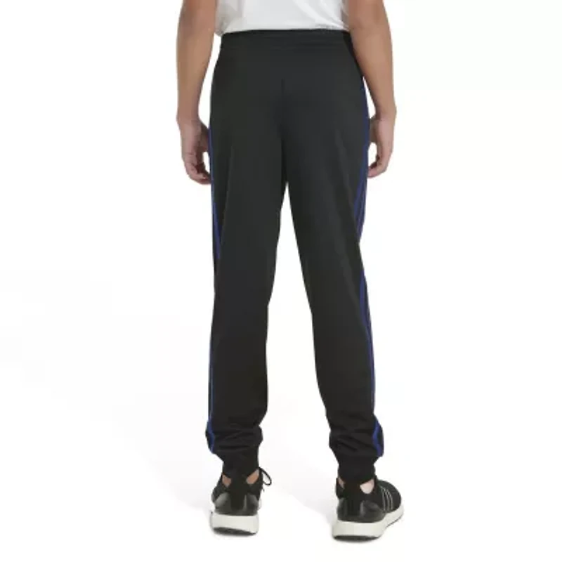 adidas Little Boys Cuffed Mid Rise Regular Fit Fleece Jogger Pant