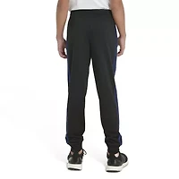 adidas Little Boys Cuffed Mid Rise Regular Fit Fleece Jogger Pant