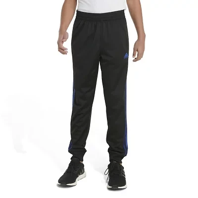 adidas Little Boys Cuffed Mid Rise Regular Fit Fleece Jogger Pant