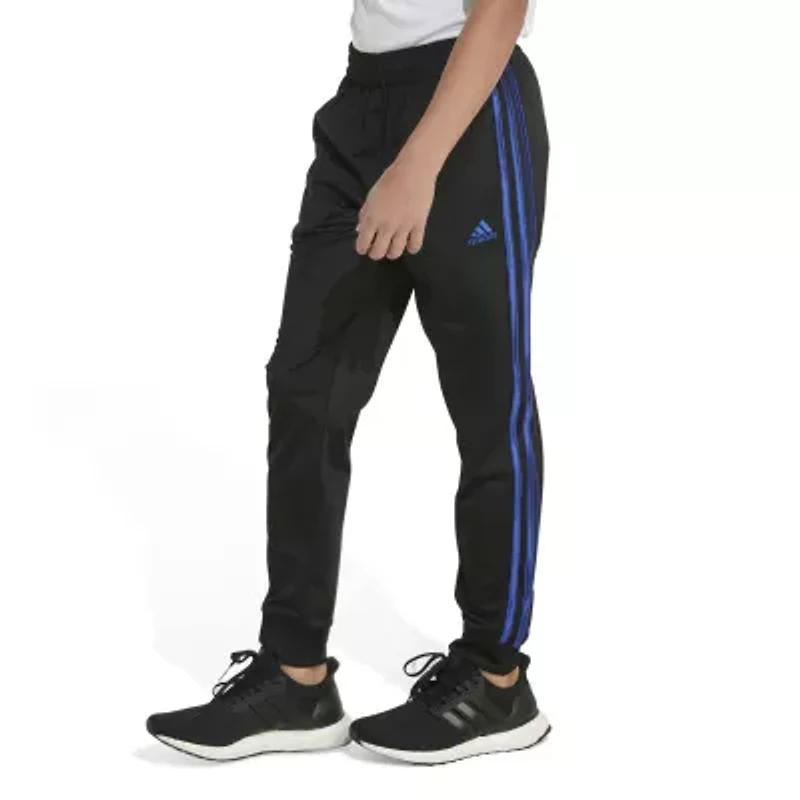 adidas Little Boys Cuffed Mid Rise Regular Fit Fleece Jogger Pant