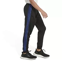 adidas Little Boys Cuffed Mid Rise Regular Fit Fleece Jogger Pant