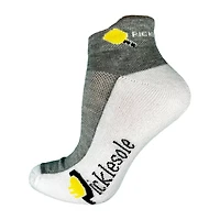 PickleSole Pickleball Heel Tab Mens Multi-Pack 6 Pair Low Cut Socks