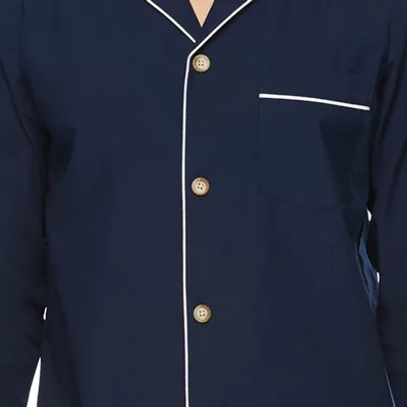 Stafford Modal Mens Long Sleeve 2-pc. Pajama Sets