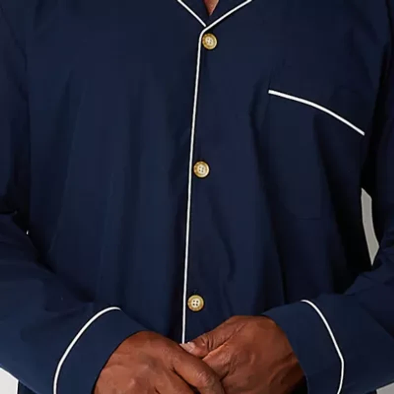 Stafford Modal Mens Long Sleeve 2-pc. Pajama Sets