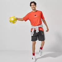 adidas Mens Crew Neck Short Sleeve Regular Fit Graphic T-Shirt