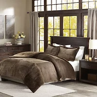 Madison Park Williams Plush 3-pc. Midweight Down Alternative Comforter Set