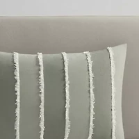 INK+IVY Shay Striped Cotton 3-pc. Midweight Comforter Set