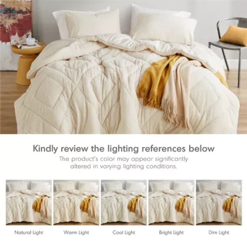 510 Design Kyla Quilted Teddy Midweight Comforter Set