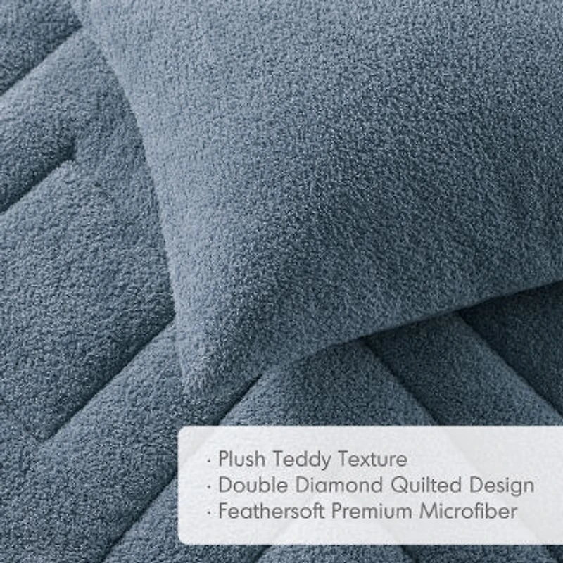 510 Design Kyla Quilted Teddy Midweight Comforter Set