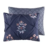 Madison Park Peony Pintuck 4-pc. Midweight Comforter Set