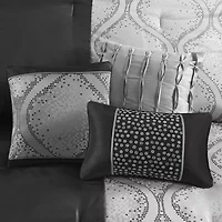 Madison Park Monroe Jacquard 6-pc. Midweight Comforter Set