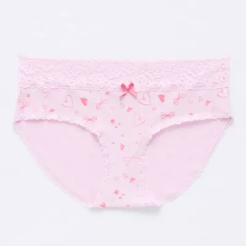 Arizona Body Organic Cotton with Lace Hipster Panty