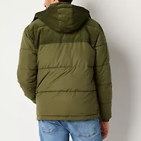 St. John's Bay Mens Hooded Water Resistant Heavyweight Puffer Jacket