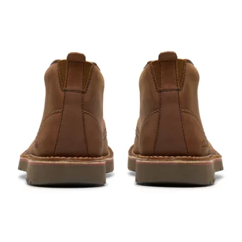 Clarks Mens Eastridge Flat Heel Lace Up Boots