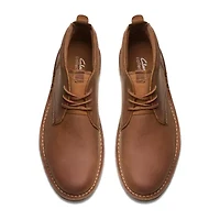 Clarks Mens Eastridge Flat Heel Lace Up Boots