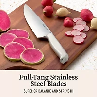 Calphalon Stainless Steel 15-pc. with Sharpin Edgetech Knife Block Set
