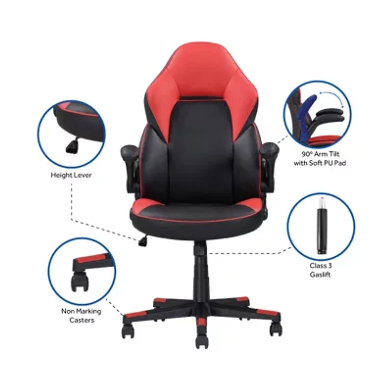 Sealy Gamer115 Gaming Chair in Black and Red