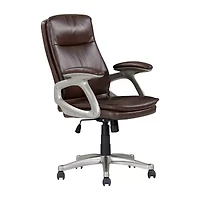 Sealy Hugo Ergonomic Design Adjustable Height Office Chair in Brown