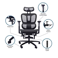 Sealy® Hxley Ergonomic Design Adjustable Height Office Chair