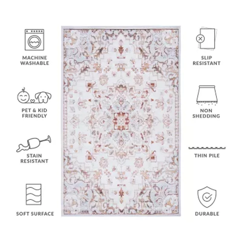 Safavieh 36"X60" Tucson Eva Indoor Rectangular Accent Rug