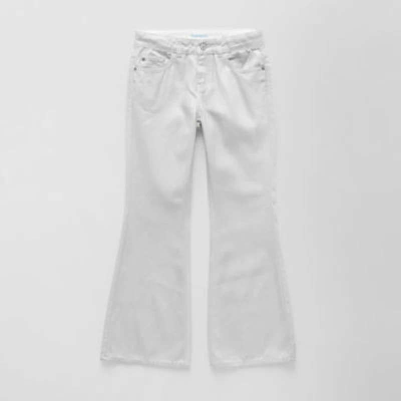 Thereabouts Little & Big Kid Girls Shine Flare Leg Jean