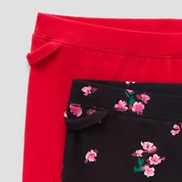 Thereabouts Little & Big Kid Girls Easy-on + Easy-off Seated Wear 2-pc. Full Length Leggings