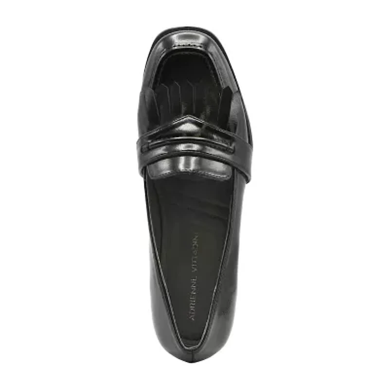 Adrienne Vittadini  Blossom Womens Square Closed Toe Loafers