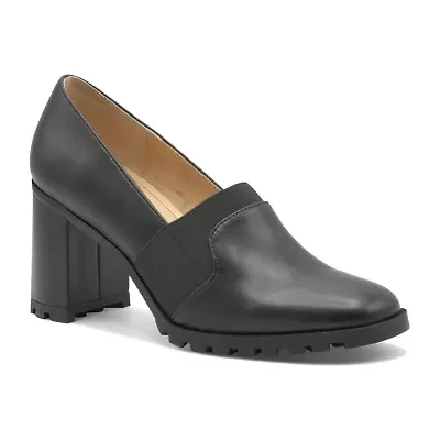 Adrienne Vittadini  Brandi Womens Square Loafers