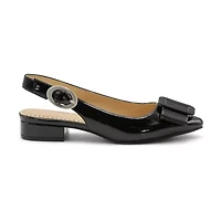 Adrienne Vittadini  Papine Womens Pointed Closed Toe Block Heel Pumps