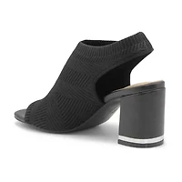 Adrienne Vittadini  Womens Anroll Heeled Sandals
