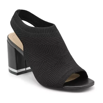 Adrienne Vittadini  Womens Anroll Heeled Sandals