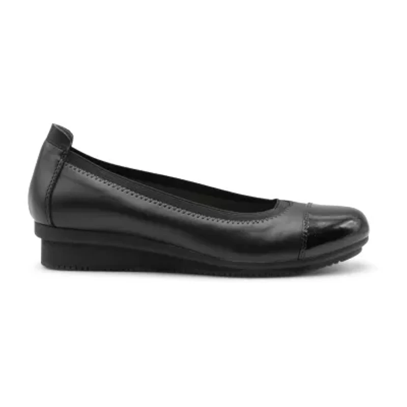 Mootsies Tootsies Joey Womens Cap Closed Toe Ballet Flats