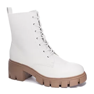 Iconic London Womens Newz Block Heel Booties