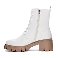 Iconic London Womens Newz Block Heel Booties