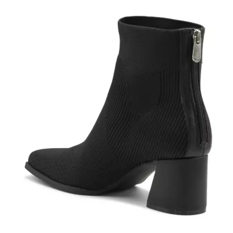 Adrienne Vittadini  Womens Jex Block Heel Booties
