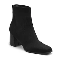 Adrienne Vittadini  Womens Jex Block Heel Booties
