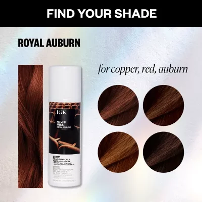 IGK Never Miss Root Spray Hair Color 2 oz.