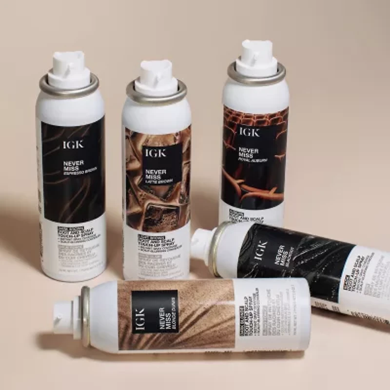 IGK Never Miss Root Spray Hair Color 2 oz.