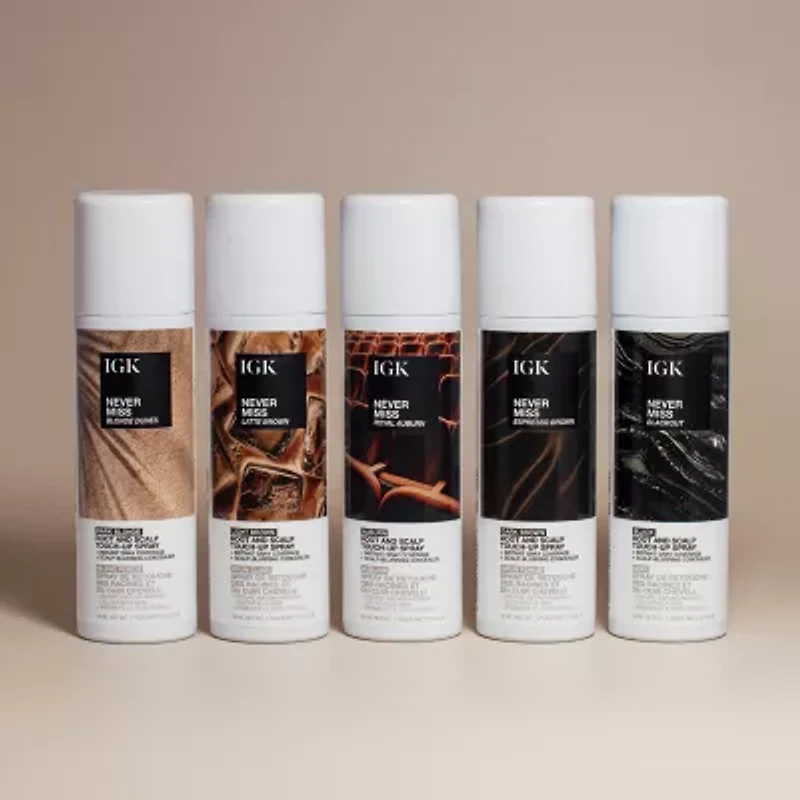 IGK Never Miss Root Spray Hair Color 2 oz.