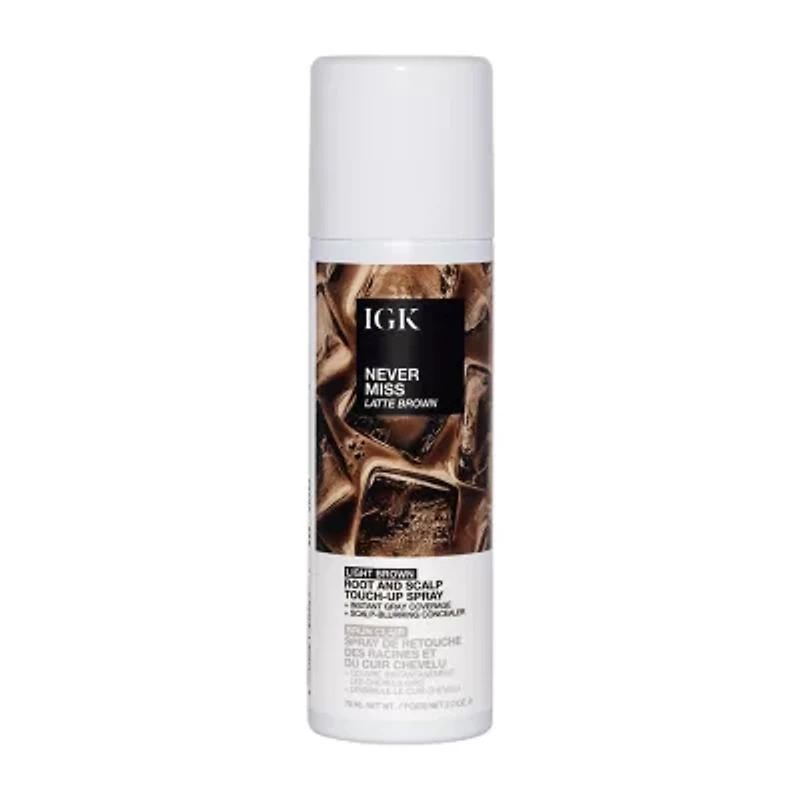 IGK Never Miss Root Spray Hair Color 2 oz.