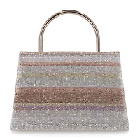 Gunne Sax by Jessica McClintock Darlene Stripe Microstone Evening Bag