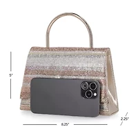 Gunne Sax by Jessica McClintock Darlene Stripe Microstone Evening Bag