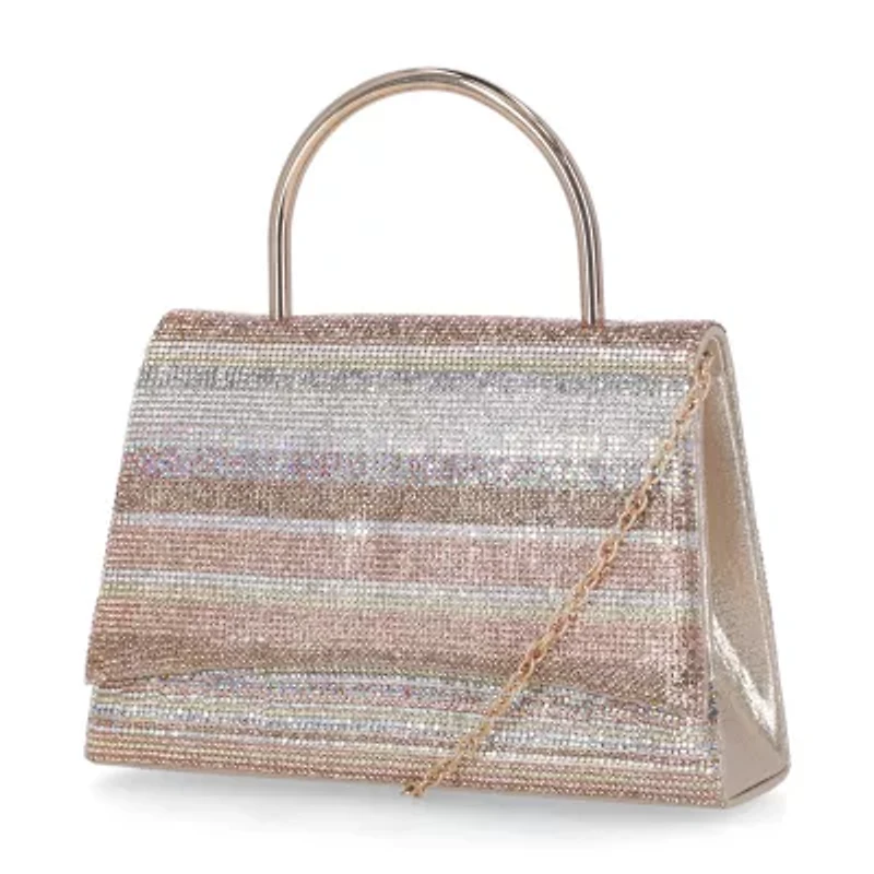 Gunne Sax by Jessica McClintock Darlene Stripe Microstone Evening Bag